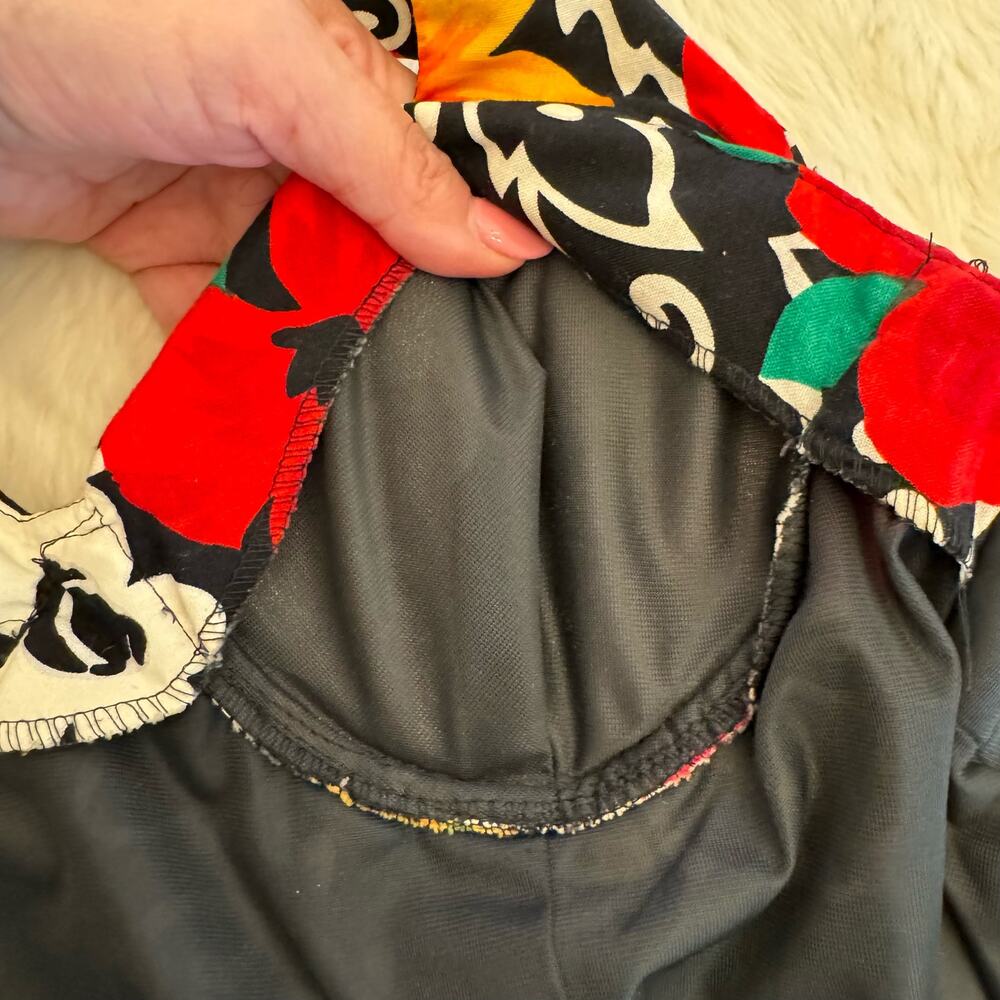 VTG 90s DBA-LA Floral Halter Dress 7 - Picture 6 of 12